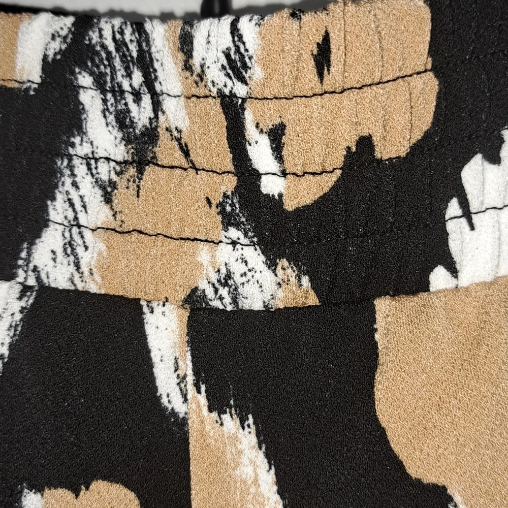 IMAN Print Pull On Pants Women's Size XL Tall #127 - Picture 3 of 8